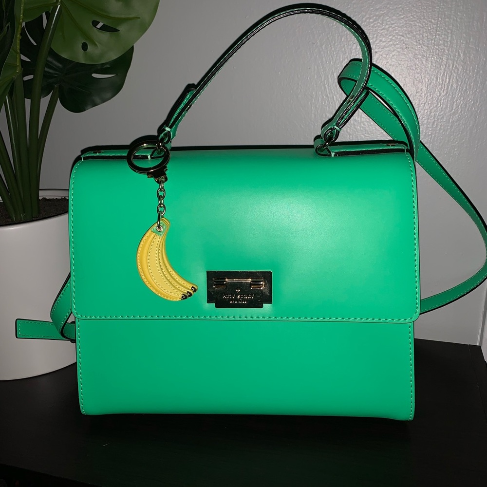 Beautiful NWOT green Kate spade bag!